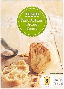 Tesco Fast Action Dried Yeast 56g Amazon Co Uk Grocery