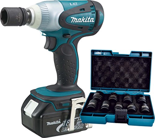 Preisvergleich Produktbild Makita Akku-Schlagschrauber BTW251RFJX1 18V m.Stecknuss-Satz Schlagschrauber (Akku) 0088381670036