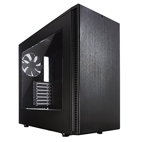 Fractal Design Define S - Window Negro - Caja de Ordenador (PC, Negro, ATX,Micro ATX,Mini-ATX, 18 cm, 45 cm, 30 cm)