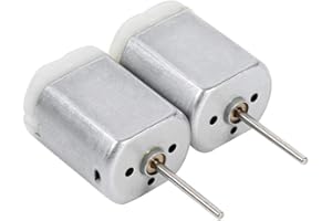 2 pcs/pair 22mm D Flat Shaft Door Lock Actuator Motor, Keenso 12V DC Car Door Lock Actuator Motor Repair FC-280SC-20150 Long D Spindle, Power Locking Repair Engine other modification