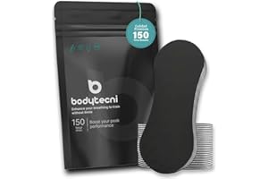 Bodytecni® MEGAPACK AHORRO 150 Tiras Nasales Deportivas Antironquidos Premium Negras | Nasal Strips Extra Fuertes Con Tecnología AVANZADA | Tiritas Nariz Mejora Respiración y Reduce Ronquidos