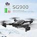 Produktbild Mitlfuny RC Quadrocopter Drohne,SG900 2,4 GHz 4CH Haltung Halten WiFi 1080P Optischer Fluss Dual Kamera RC Quadcopter