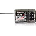 Radiolink R6FG RC Receiver 2.4 GHz Gyro Integrated 6 Channels Long Range up to 400 m for Cars Boats Compatible with RC4GS / RC6GS Series T8FB/T8S