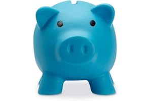 noTrash2003 Sparschwein Sparbüchse Geld sparen Dekoration Schwein Schweinchen Piggy Miss Verch. Farben (Hellblau)