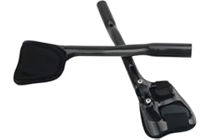 Guidon velo triathlon Alfa Pasca Prolongateur carbone Prolongateur velo route Noir 3K Brillant Prolongateur guidon