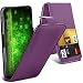 Produktbild Fone-Case (Dark Purple) Aldi MEDION LIFE E5005 Hülle Clamp-Art-Schlag Schutz-PU-Leder-Abdeckung