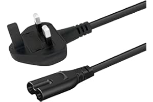 TROSPOW Power Plug Cord Replacement for Epson XP-310 XP-400 XP-410 XP-342 XP-322 XP-442 XP-3100 XP-6100 XP-245 WorkForce WF-2750 ET-2720 ET-2710 Printer UK Mains Figure 8 Power Lead Cable