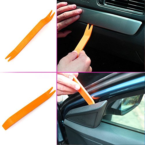 Panel Werkzeug zum Entfernen 12 PCS – PREMIUM Auto Trim Polster Entnahme-Set für Tür Formen Dash Panel Demontage Werkzeug Auto Radio Audio installieren Tür Clip Pry Tool Universal KFZ Stereo Umbau Toolkit - 6