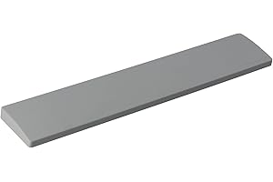 Keychron Gray Silicone Wrist & Palm Rest – 447mm (17.6") Full Size for K10 Pro / K10 Max / Q6 / Q6 Pro / Q6 Max / Q6 HE / V6 / V6 Max – Full Honeycomb Anti-Slip Base, Washable & Smooth Typing Support