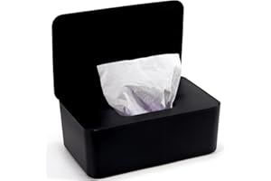 CHEERHOM Pudełko na wilgotne chusteczki z pokrywką, pudełko na wilgotny papier toaletowy, pudełko na wilgotny papier toaletowy, pudełko na mokry papier toaletowy, pudełko na mokry papier do użytku na zewnątrz