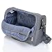 LCP Kids 668 Baby Changing Bag SYDNEY grey Diaper with carry handle, waterproof mat and universal fixing for strollers