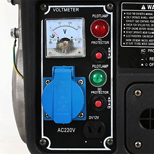 800W Benzin Stromerzeuger Generator Stromaggregat Stromgenerator Notstromaggregat WESTCRAFT WK-950W - 3