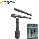 Troy T 26132 Lokma Adapt&ouml;r Seti, 3 Par&ccedil;a, Gri
