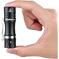 Wurkkos TS10 V2 Powerful Pocket EDC Flashlight 4000K - Mini Flashlight Rechargeable Use 3Pcs Main 90CRI LEDs Output 1400Lumen Brightness and 3Pcs Color Aux LED, Black Body and RGB Aux LED