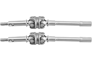 INJORA +4mm Double Joint Shafts for SCX24 ProSteer & Planet Front Axle