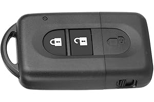 LANTRO JS Étui à clé à rabat léger pour porte-clés pour Nissan Micra Nissan X-Trail Nissan Qashqai Nissan Note