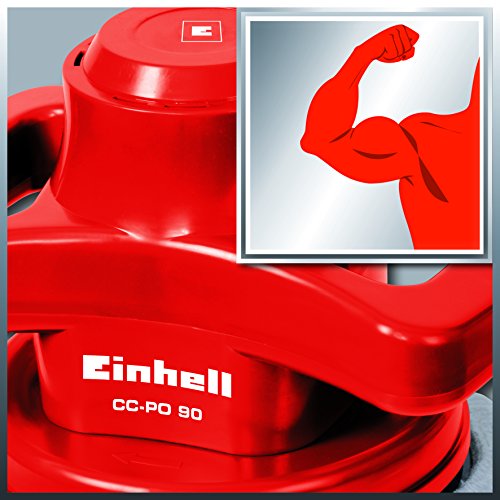 Einhell Auto Poliermaschine CC-PO 90 (90 W, Polierteller 240 mm, 3700 min-1, inkl. 1 Textil- und 1 Synthetik – Polierhaube) - 3
