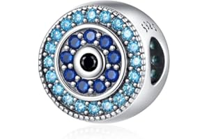 BEEUVIP Vida de personajes animales Abalorios Colgante de Cuentas Plata de Ley 925 con Circonita Cúbica Compatible con Europeo Pulsera Collar,Charms de Para Niña Mujer