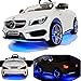 Produktbild Mercedes-Benz CLA 45 AMG viele LED Effekte Soft Start Kinderauto Kinderfahrzeug Kinder Elektroauto -Weiss-