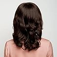 Assu Full Wigs Hair Wig For Woman Curly Wavy HairWig Lady Wigs Realistic Fake Hair Medium Long Hair Real Hair Full Head Cover Wig 18 Inch