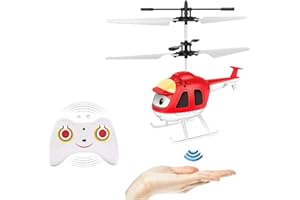 GENERIC Elicottero Telecomandato Elicottero Infrarossi con Luce a LED Elicotteri RC Doppio Giroscopio Mini Elicotteri RC per Bambini Radiocomandato Interno ed Esterno,ricarica USB,colori assortiti