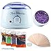Produktbild Wax Warmer,Wachswärmer Wax Warmer Heisswachs Haarentfernung Wachserhitzer Waxing Kit Wachsgerät mit Thermostat 80- 110 Behälter 500ml mit 4 verschiedene Aromen Bean + 50 pcs HolzspatelWeiße