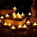 Price comparison product image Luckhome 12PC Electronic Candle Light, LED Tea Light Candles Realistic Battery-Powered Flameless Candles