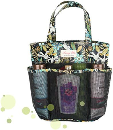 DCKR Mesh 6 Pocket Shower Bag For Bath Spa Black