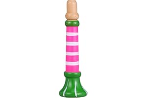 TOYANDONA 1PC Wooden Kid Flute Musical Instrument, Small Wooden Recorders Colorful Piccolo Flute Music Sound Toys, Early Education Develop for 3+ Year Age, Boys Girls, School (Random Color)