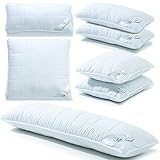 aqua-textil Seitenschläferkissen | weiches Kissen mit Reißverschluss | weitere Varianten wählbar | 40 x 145 cm 1500g Hohlfaser-Füllung | Serie Soft Touch 0010782 - 7