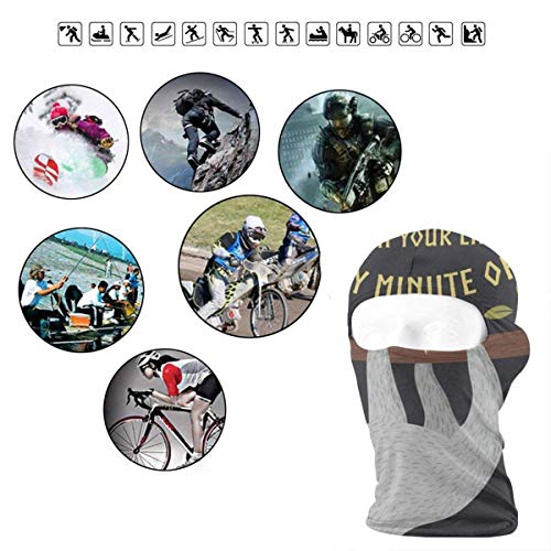 Balaclava-Catoon-Sloth-Love-Life-Full-Face-Masks-Ski-Sports-Cap-Motorcycle-Neck-Hood-Cycling-New6