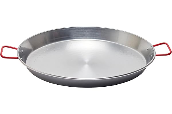 Garcima La Ideal Poêleà paella en acier poli 46 cm