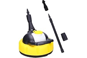 YEOOIYCW Pulitore per terrazza Spazzola rotante, spazzola di pulizia rotante per serie Karcher K2, K3, K4, K5, K6, K7 per tutte le superfici, per Rondella a pressione T-Racer,Pulitore ad alta pressione