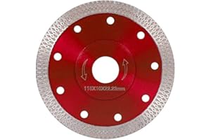 YOUR'S BATH Disque de scie diamant 115 mm Your’s Bath, disque turbo circulaire super fin pour meuleuse d'angle, coupe de porcelaine, carrelage, granit, marbre, céramique, béton renforcé, bleu, 115 mm