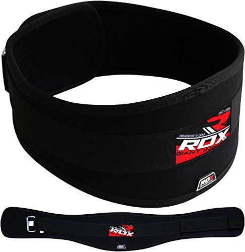 RDX Herren Neopren Fitness Gewichthebergürtel Gym Trainingsgürtel Gürtel für Gewichtheber - 6