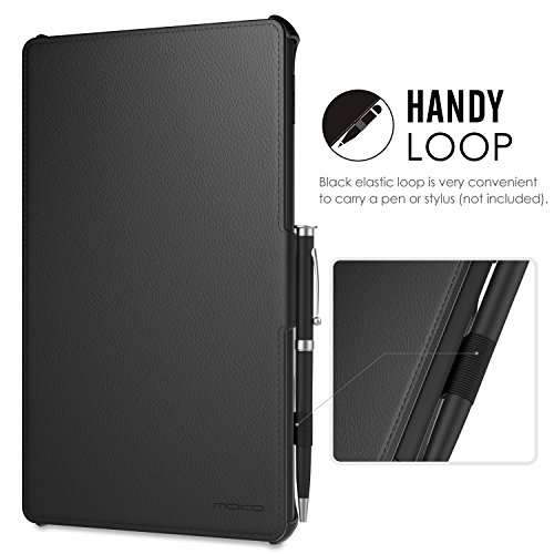 MoKo All-New Amazon Fire HD 8 2017 Hülle – Slim-Fit Multi-Winkel Kunstleder Tasche Smart Cover mit Auto Schlaf / Wach Funktion und Standfunktion für das neue Fire HD 8 2017 & Fire HD 8 2016 Modell, Schwarz - 9