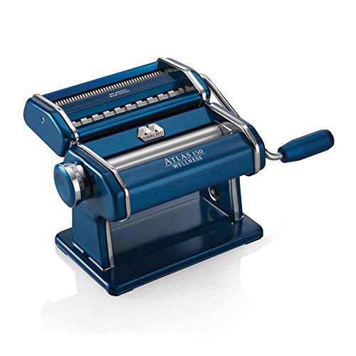 Marcato Nudelmaschine Atlas 150 Aluminium Blau