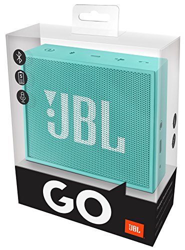 JBL Go Ultra Wireless Bluetooth Lautsprecher (3,5 mm AUX-Eingang, geeignet fÃ¼r Apple iOS und Android Smartphones, Tablets und MP3 gerÃ¤ten) tÃ¼rkis