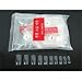500 pcs Clear DIY French Acrylic Artificial UV Gel False Fake Nail Art Tips Makeup 10 Sizes