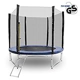 Gartentrampolin Trampolin 250 cm , inkl. Sicherheitsnetz, Leiter und Abdeckplane