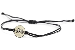 MIZZE Made for Luck Bracciale regolabile in acciaio inox, per uomini e donne, impermeabile e ipoallergenico