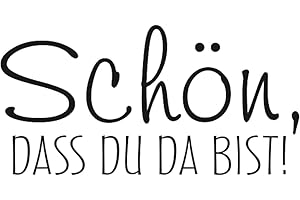 MEYCO Meyercordt GmbH - Schön dass du da bist! 30 x 15 mm Gummistempel