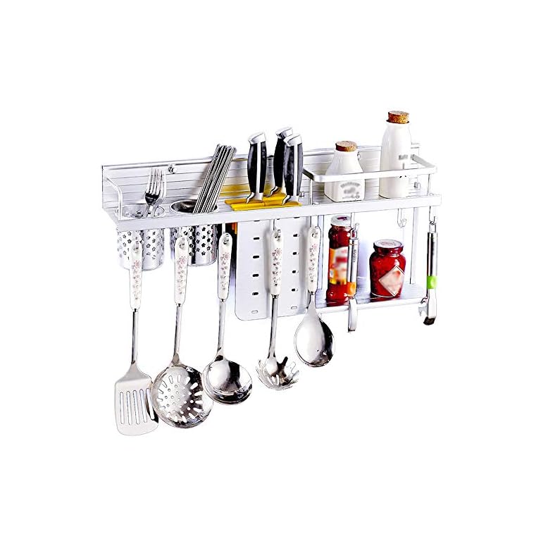 Wand Topf Gestell, Wand Hängendes Regal Küche Kochgeschirr Organisator