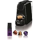 Nespresso Essenza Mini EN85.B, Macchina da Caffè di De'Longhi, Sistema Capsule Nespresso, Serbatoio acqua 0.6L, Nero