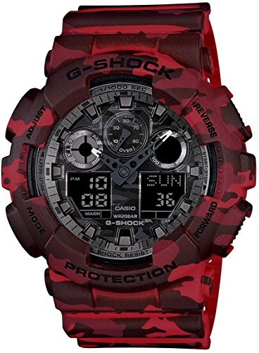Casio Netz Me Up G SHOCK Quarz: Batterie Reloj (Modelo de Asia) GA-100CM-4A