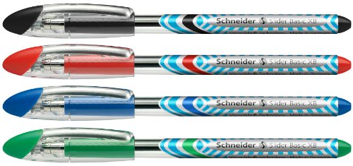 Schneider Slider XB Kugelschreiber 4 Stück grundfarben - 2