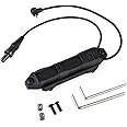 QIRUIMY Tactical Torch Dual Pressure Switch Augmented Pressure Switch Quick Lease Mount For M300 M600 Scout Light (Black)