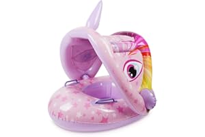 ‎VICLOON Vicloon Baby Schwimmring,Baby Pool Schwimmring,Baby Float Aufblasbare schwimmreifen,Niedliches Rosa Einhorn Baby Schwimmhilfe für Kinder von 1-6 Jahre alt