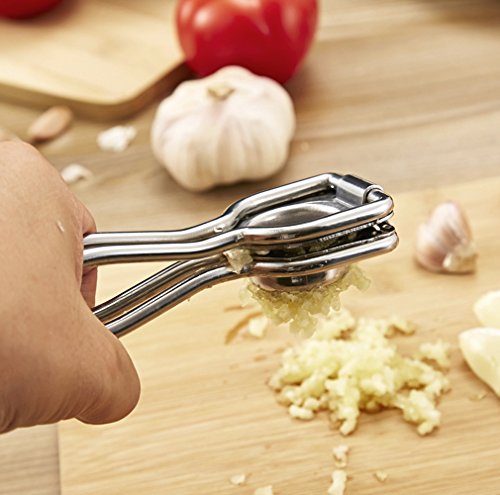 Hifina Garlic Press / Knoblauchpresse Edelstahl / Ingwerpresse Edelstahl