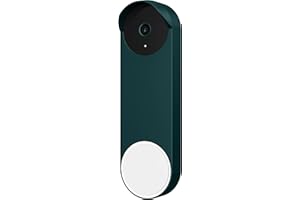 Baaletc Funda de silicona para timbre de Google Nest 2021 (batería), protector funda carcasa de silicona para Google Nest,funda de silicona para protección contra la lluvia
